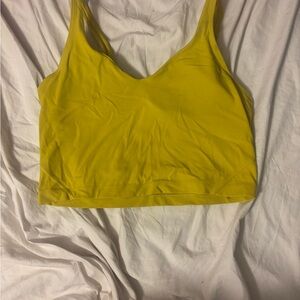 lululemon athletica Yellow Tank Top